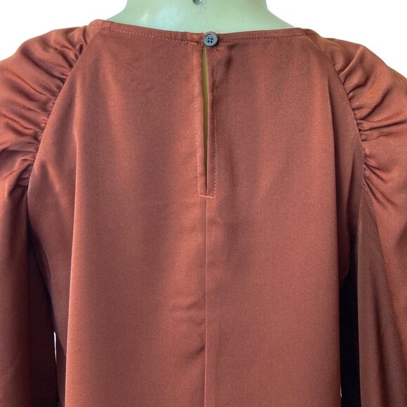 Banana Republic Women’s Terracotta Blouse Sz XS - Picture 4 of 8